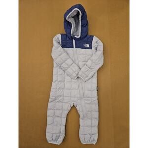 The North Face Thermoball Baby Snowsuit 18-24 Months Puffer Jacket Blue